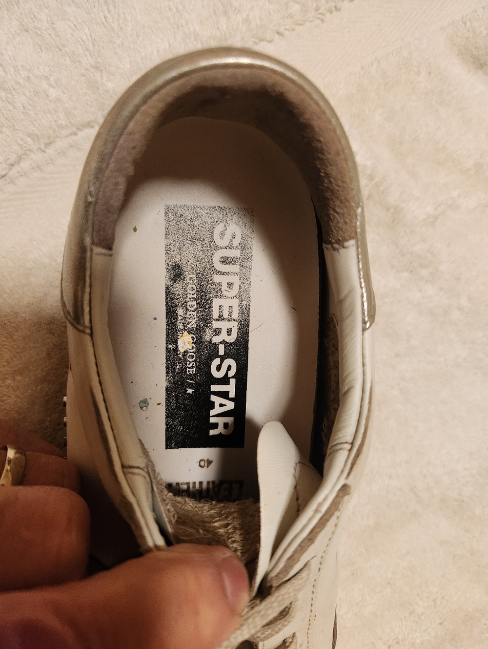 Women's Golden Goose Super Star Sneakers Size 40 - Picture 8 of 9